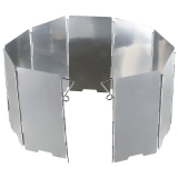 Windschutz Alu faltbar klein 65 x 13 cm 9 Lamellen