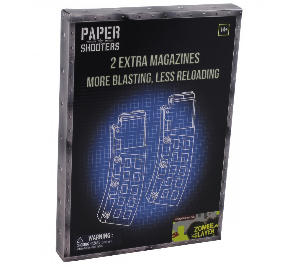 PAPER SHOOTERS Bausatz Magazin "Zombie" 2er Pack