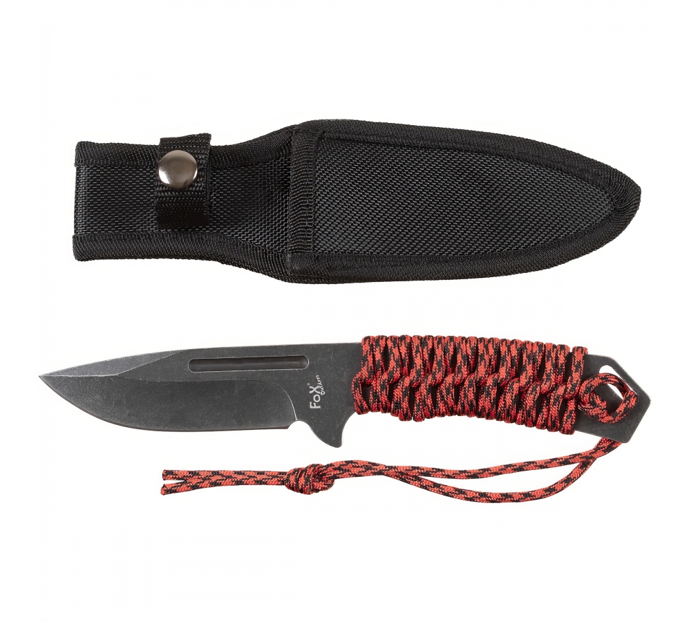 Knife "Redrope" large wrapped handle sheath