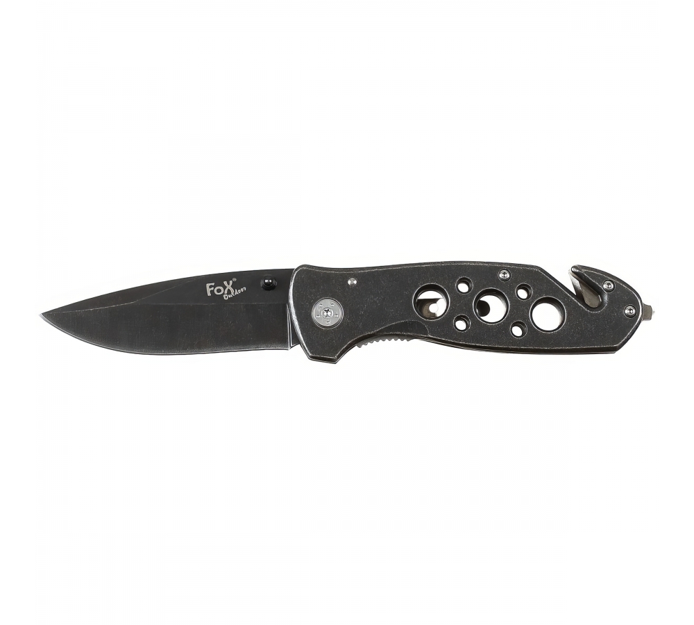Klappmesser "Stone", Glasbrecher, Gurtcutter – FoxOutdoor