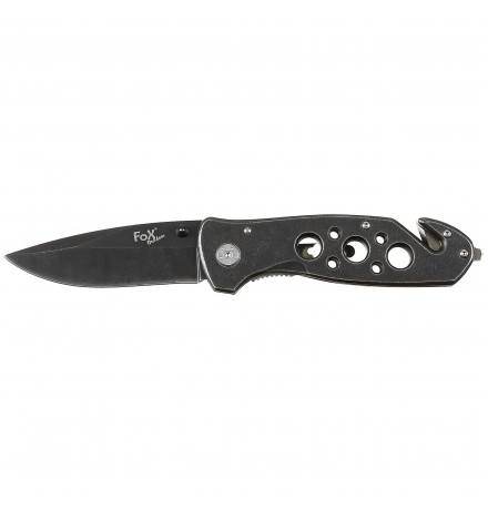 Klappmesser "Stone", Glasbrecher, Gurtcutter – FoxOutdoor