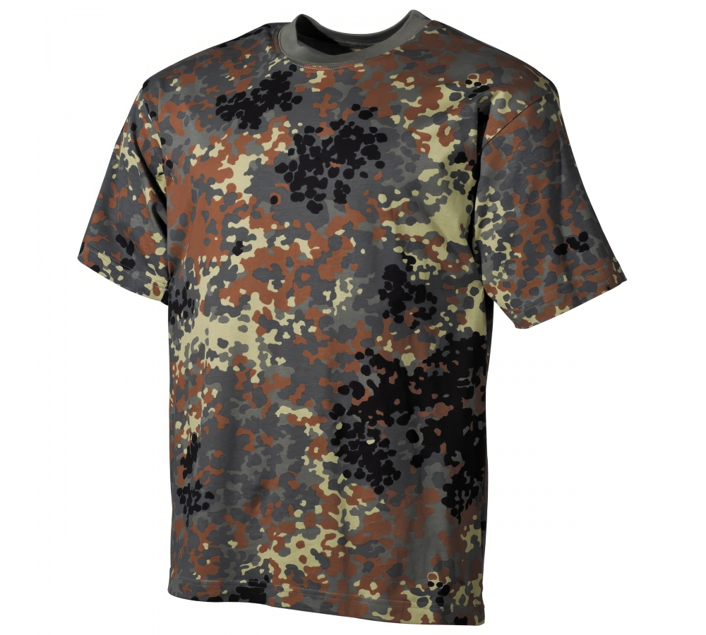 US T-Shirt short-sleeved flecktarn 170 g/m²