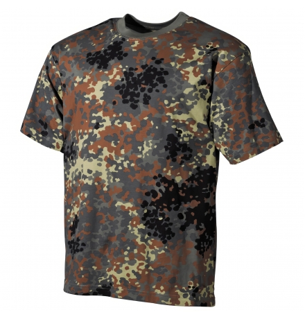 US T-Shirt short-sleeved flecktarn 170 g/m²
