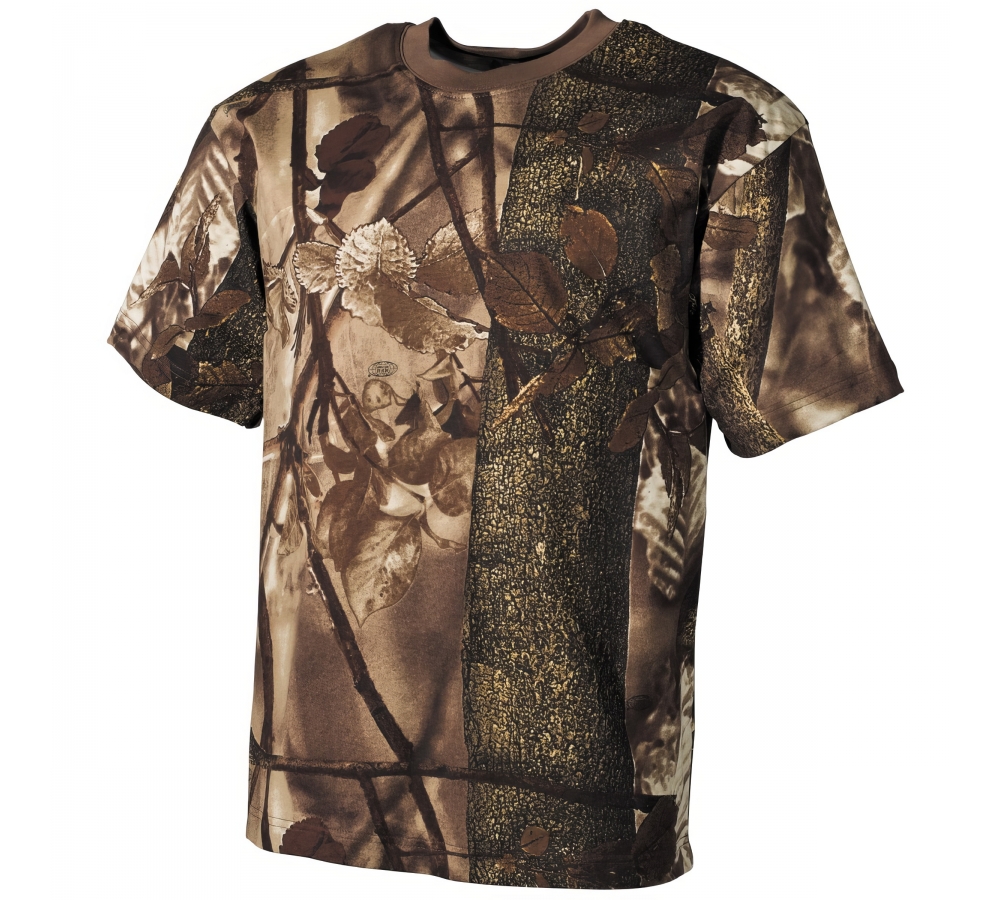 US T-Shirt halbarm hunter-braun 170 g/m²