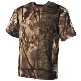 US T-Shirt halbarm hunter-braun 170 g/m²