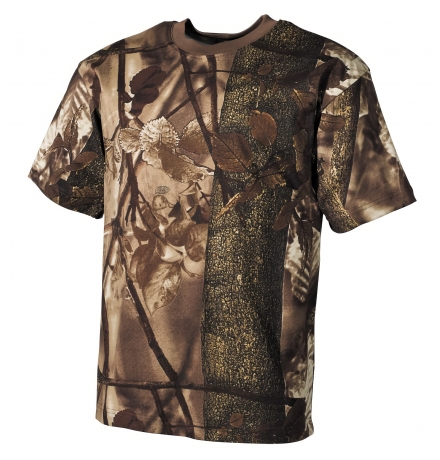US T-Shirt halbarm hunter-braun 170 g/m²