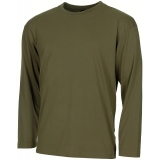 Chemise à manches longues US vert OD 170 g/m²