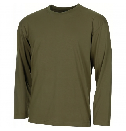 Chemise à manches longues US vert OD 170 g/m²