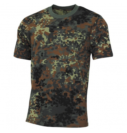 US T-Shirt "Streetstyle" flecktarn 140-145 g/m²
