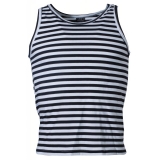 Russ. Marine Tank-Top weiß-blau