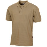 Polo chemise patte de boutonnage coyote