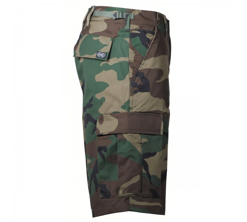 Bermudas BDU poches latérales woodland