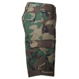 Bermudas BDU poches latérales woodland