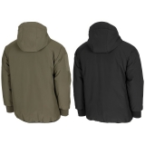 Chaqueta térmica reversible verde oliva/negra