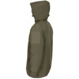 Chaqueta térmica reversible verde oliva/negra