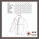 Chaqueta térmica reversible verde oliva/negra