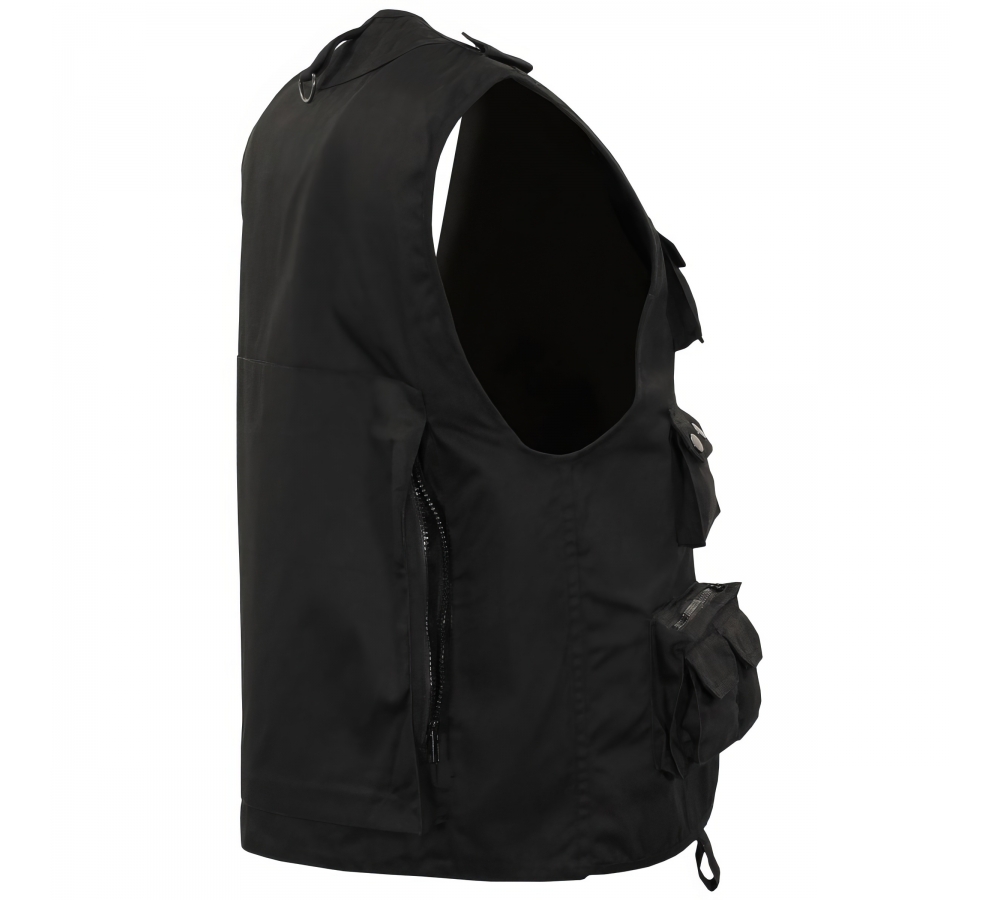 Outdoor Weste schwarz schwere Ausführung