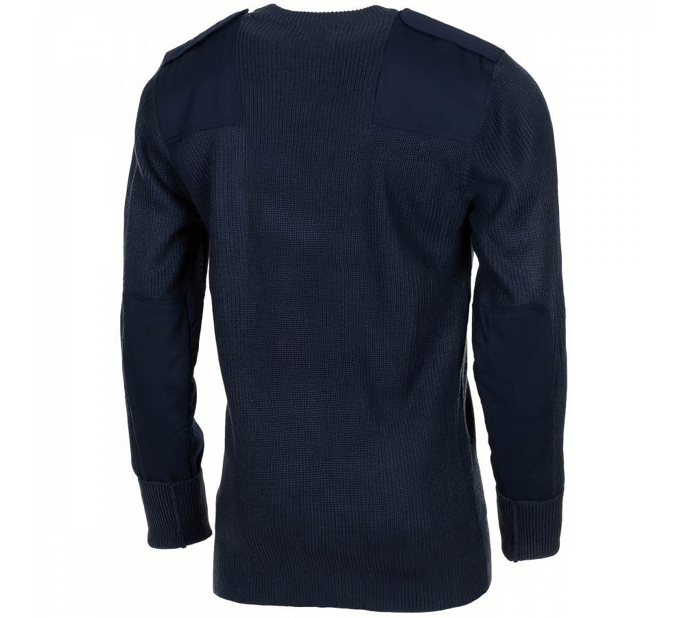 BW Pullover mit Brusttasche blau