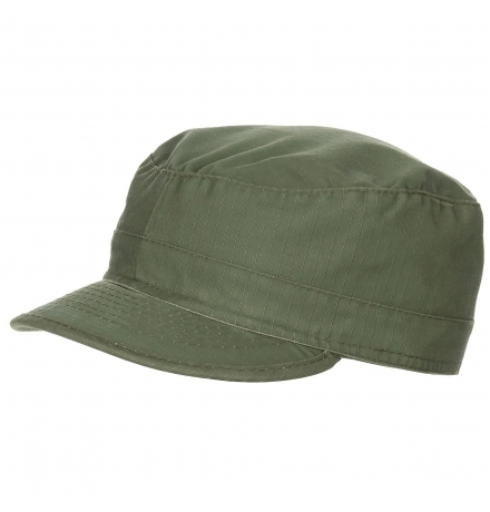 US BDU Feldmütze Rip Stop oliv-stonewashed