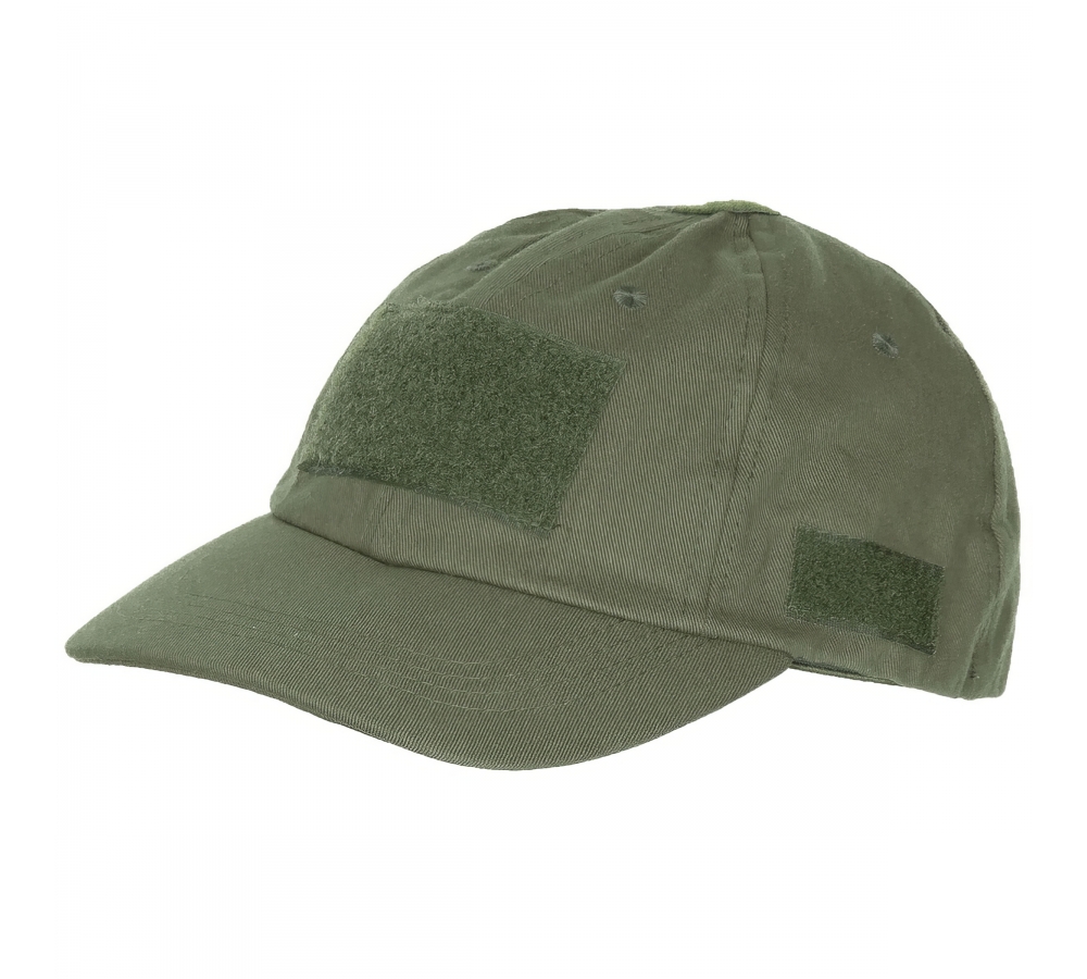Einsatz-Cap mit Klett oliv