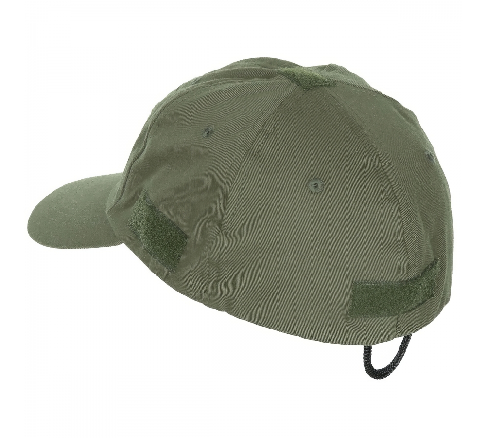 Einsatz-Cap mit Klett oliv