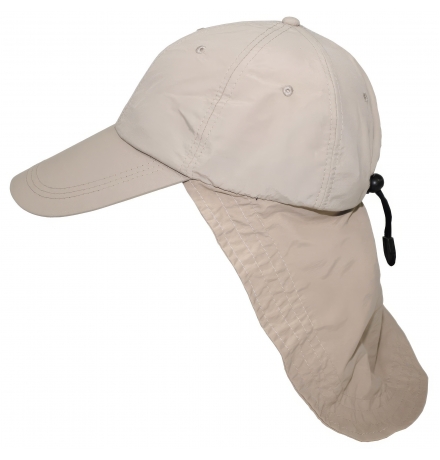 Cap "Sahara", langer Nackenschutz, beige, Einheitsgröße, FoxOutdoor