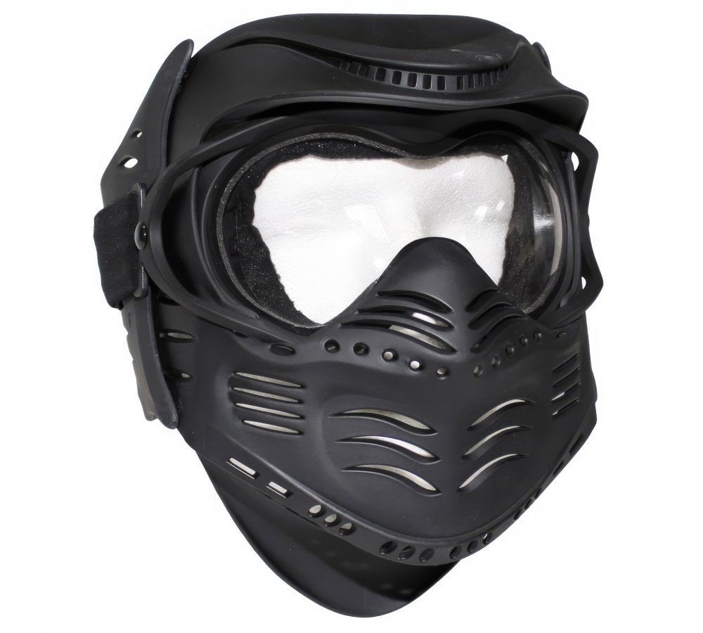 Gesichtsmaske "Fight" schwarz