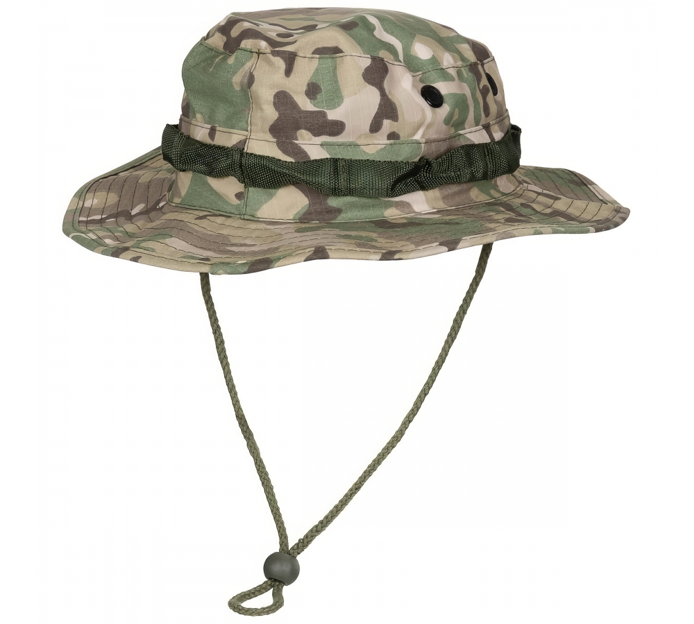 US GI Buschhut Kinnband GI Boonie Rip Stop op.-camo
