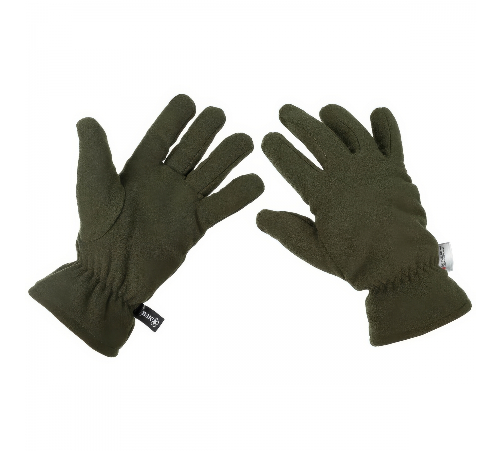 Флисовые перчатки OD зеленые Утеплитель 3M™ Thinsulate™