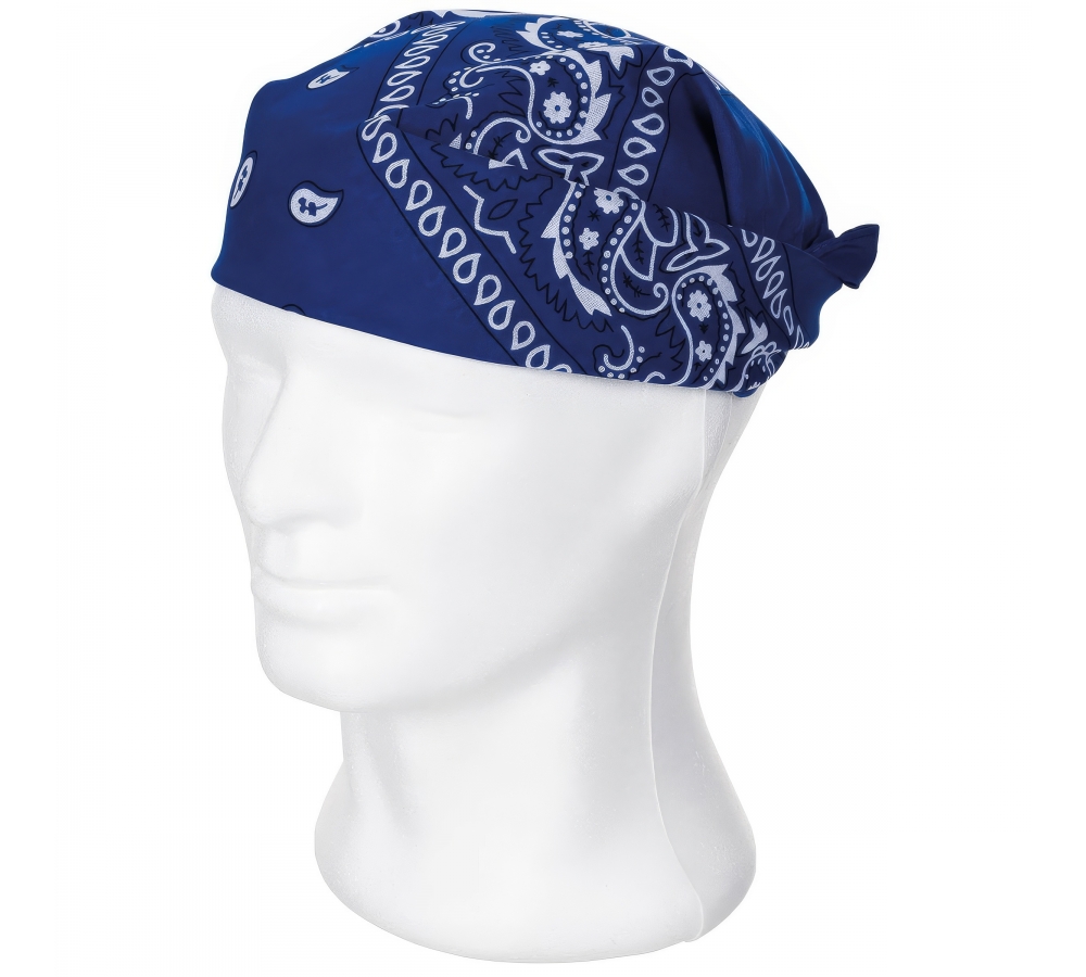 Bandana royalblau-weiß ca. 55 x 55 cm Baumwolle