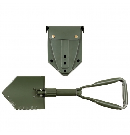 US Folding Spade 3-part OD green extra stable