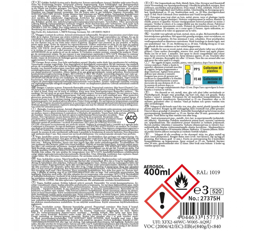 Army Farbspray DESERT matt 400 ml