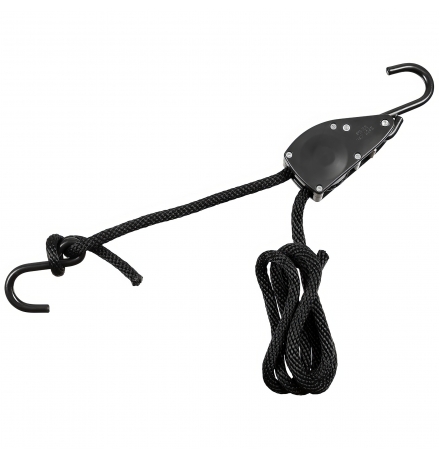 Spannseil 11 mm 2 Meter mit Ratschensicherung schwarz