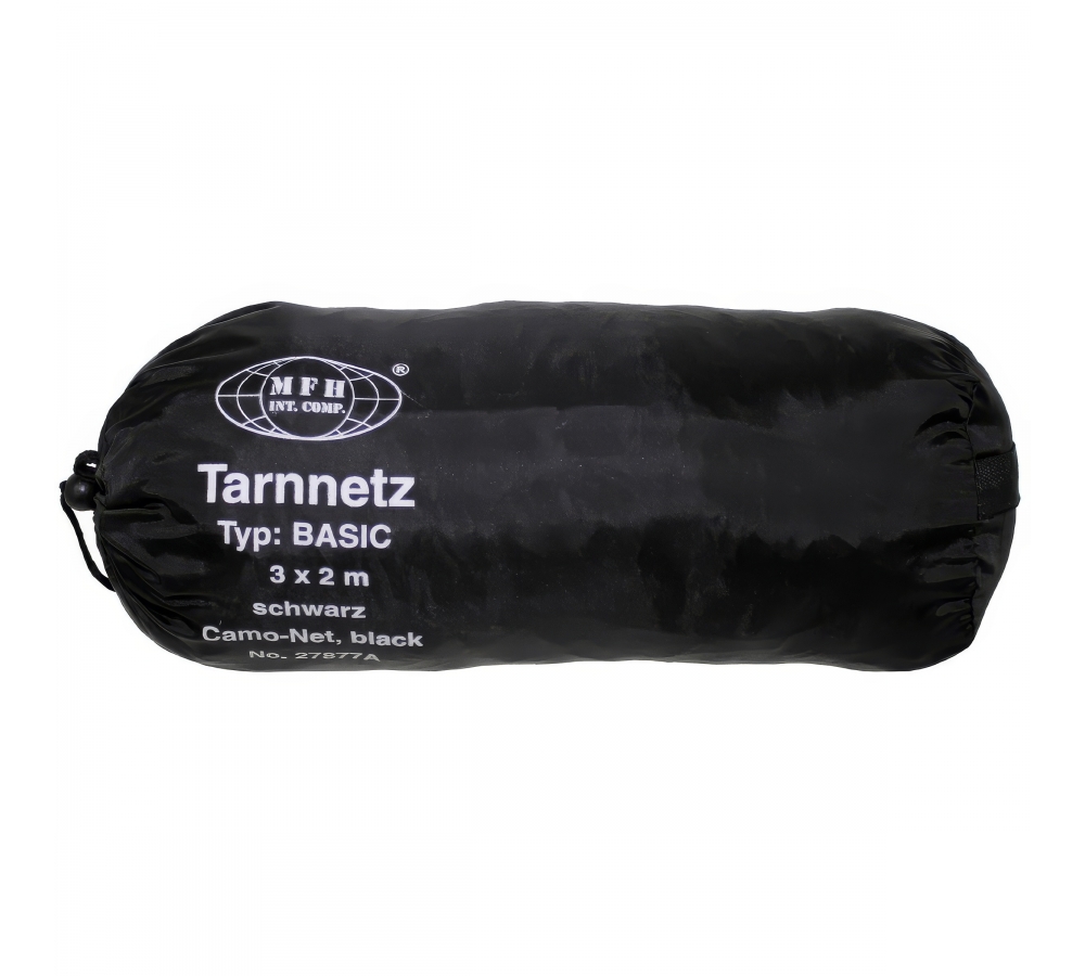 Tarnnetz 2 x 3 m "Basic" schwarz