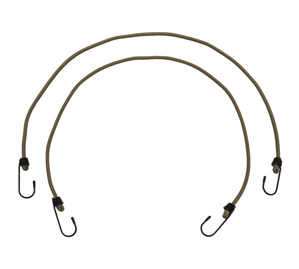 Expandér 75 cm s háčky 6 mm coyote tan 2 kusy