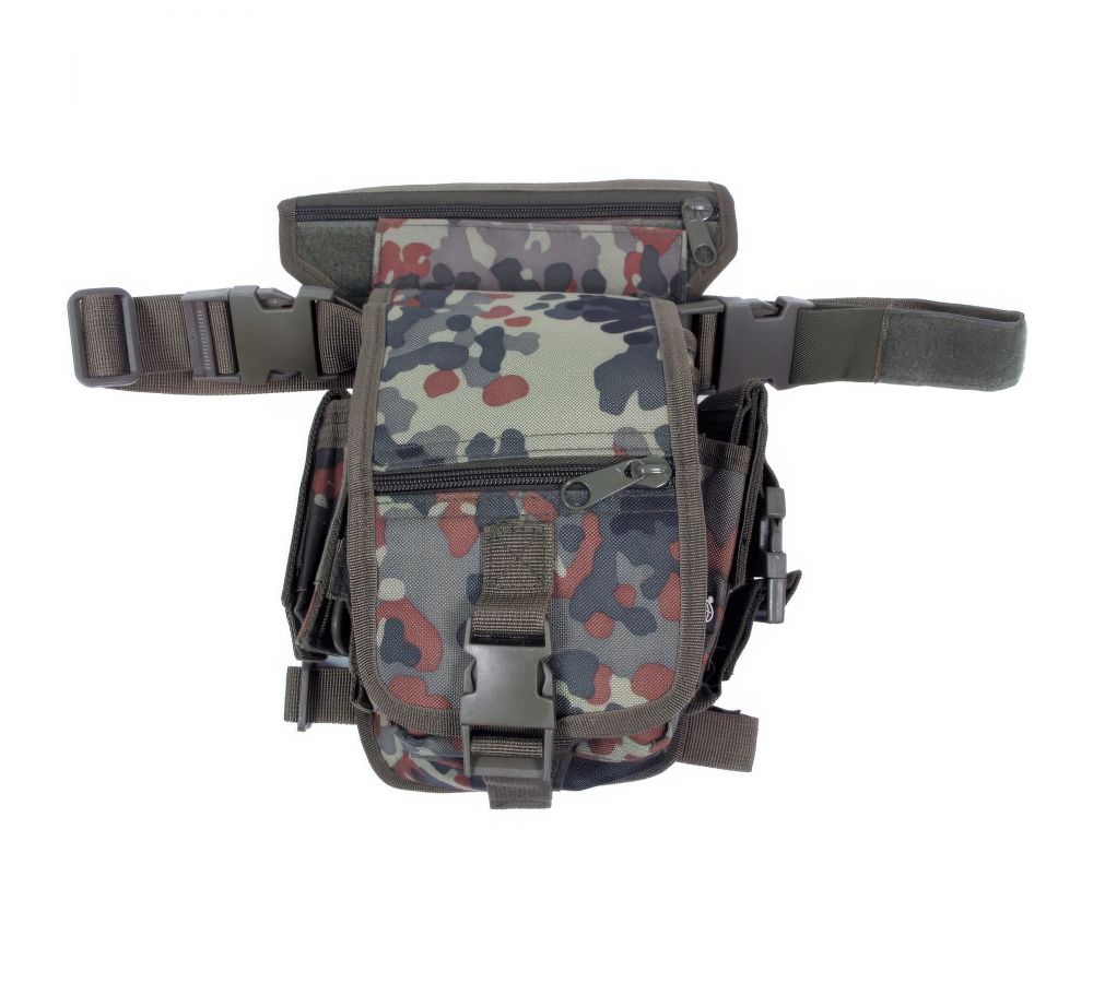 Hip Bag flecktarn leg- and belt fixation