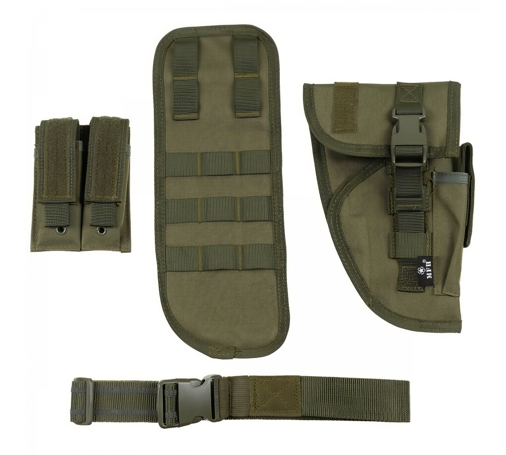 Leg Holster OD green "Tactical" right