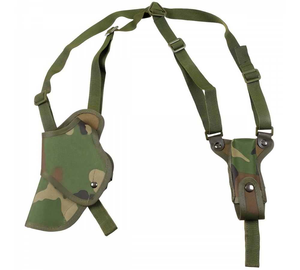 Pistolenschulterholster links woodland