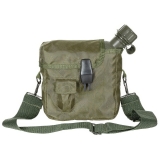 US Feldflasche eckig mit Hülle oliv 2 Qt