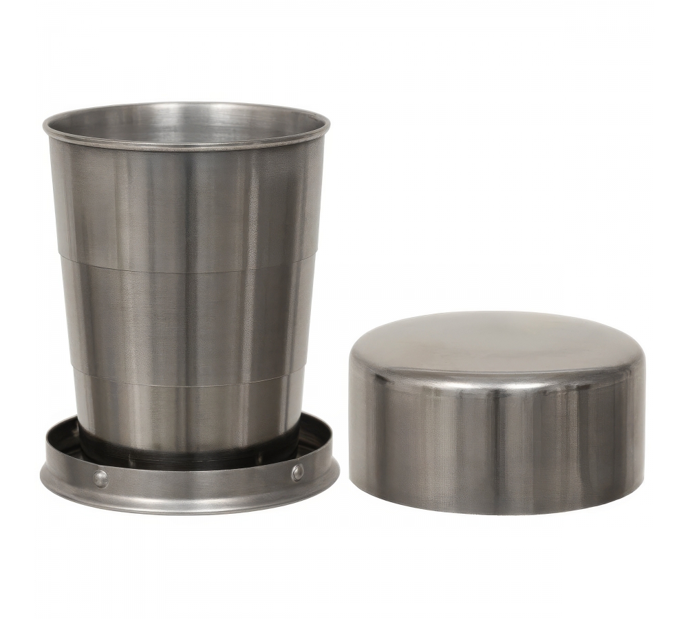 Trinkbecher Teleskop Edelstahl 15 cl