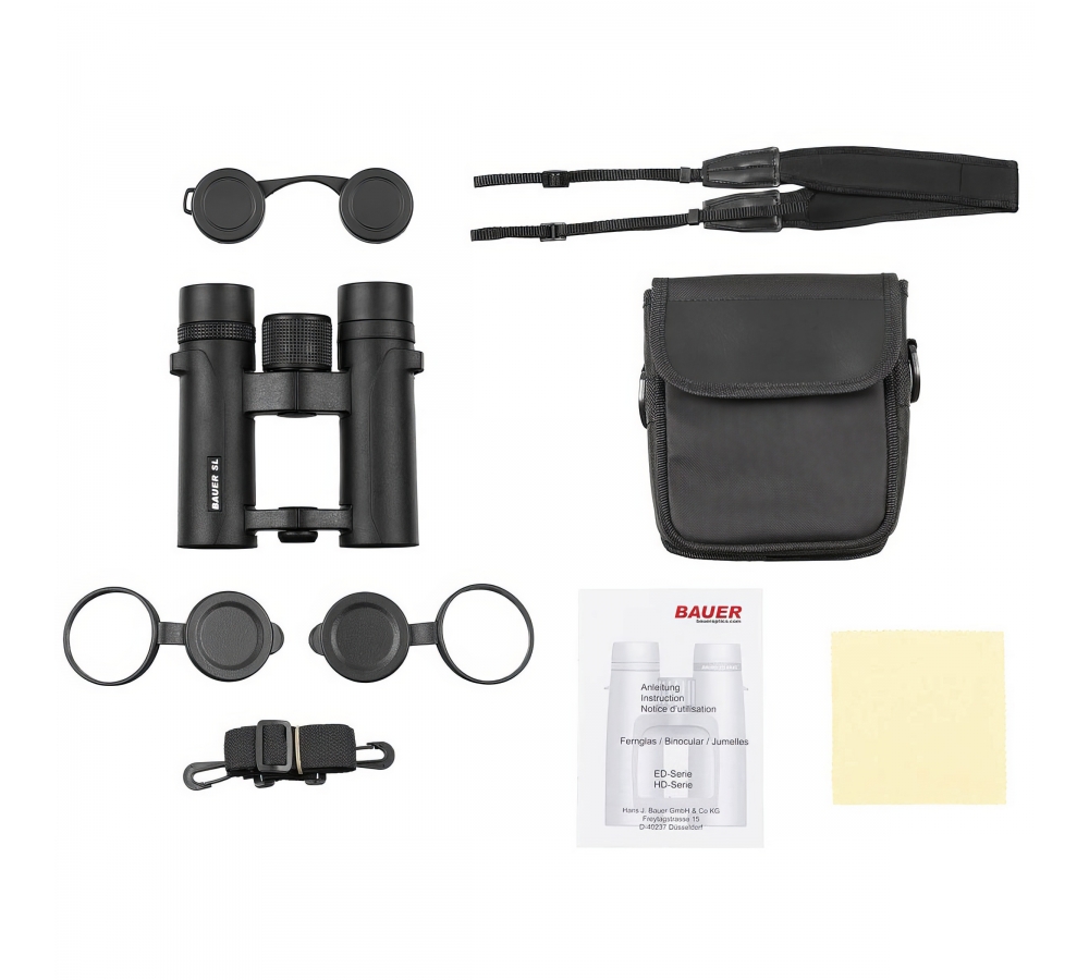 BAUER Fernglas Outdoor SL 8 x 26 wasserdicht schwarz