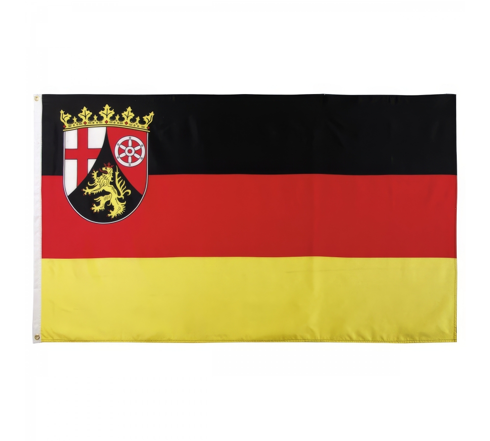 Fahne Rheinland-Pfalz Polyester 90 x 150 cm