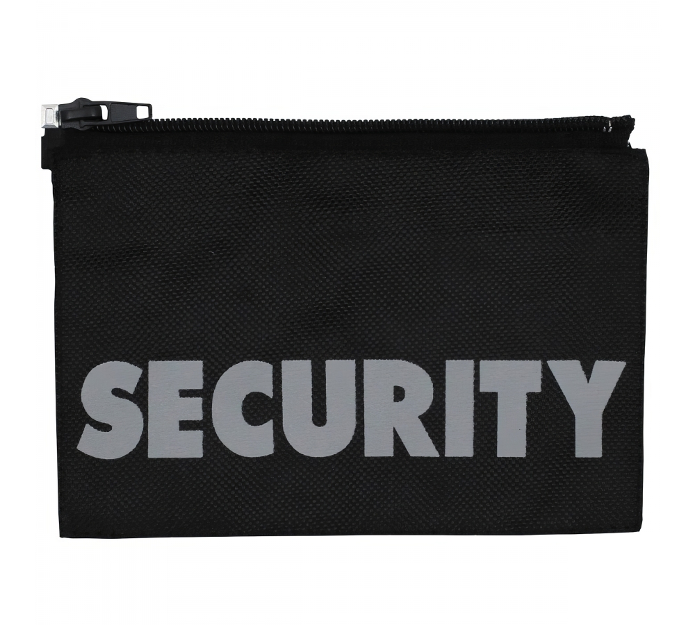 Abzeichen"Security" klein 17 x 11 cm mit Reißverschluss