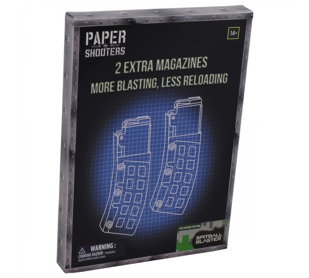 PAPER SHOOTERS Bausatz Magazin "Green Spit" 2er Pack