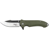 Klappmesser "Urban G10", oliv, Flipper, Glasbrecher, 8 cm – FoxOutdoor