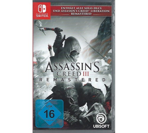 Assassins Creed III 3 Remastered Nintendo Switch