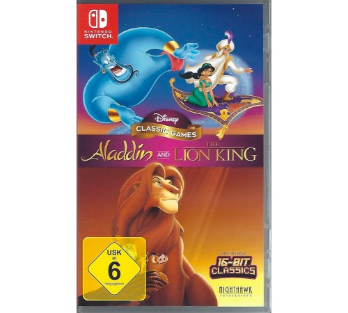 Aladdin and The Lion King Nintendo Switch