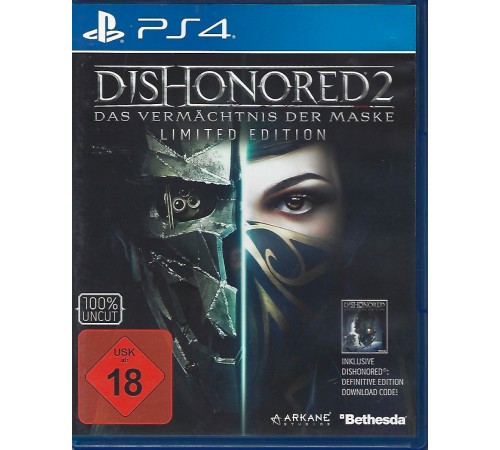 Dishonored 2: Das Vermächtnis der Maske (Limited Edition) PlayStation 4