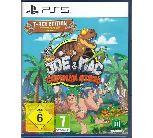 New Joe & Mac: Caveman Ninja - T-Rex Edition PlayStation 5