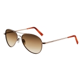 Randolph Amelia - 22k Chocolate Gold | Cape Sand (Polarized)